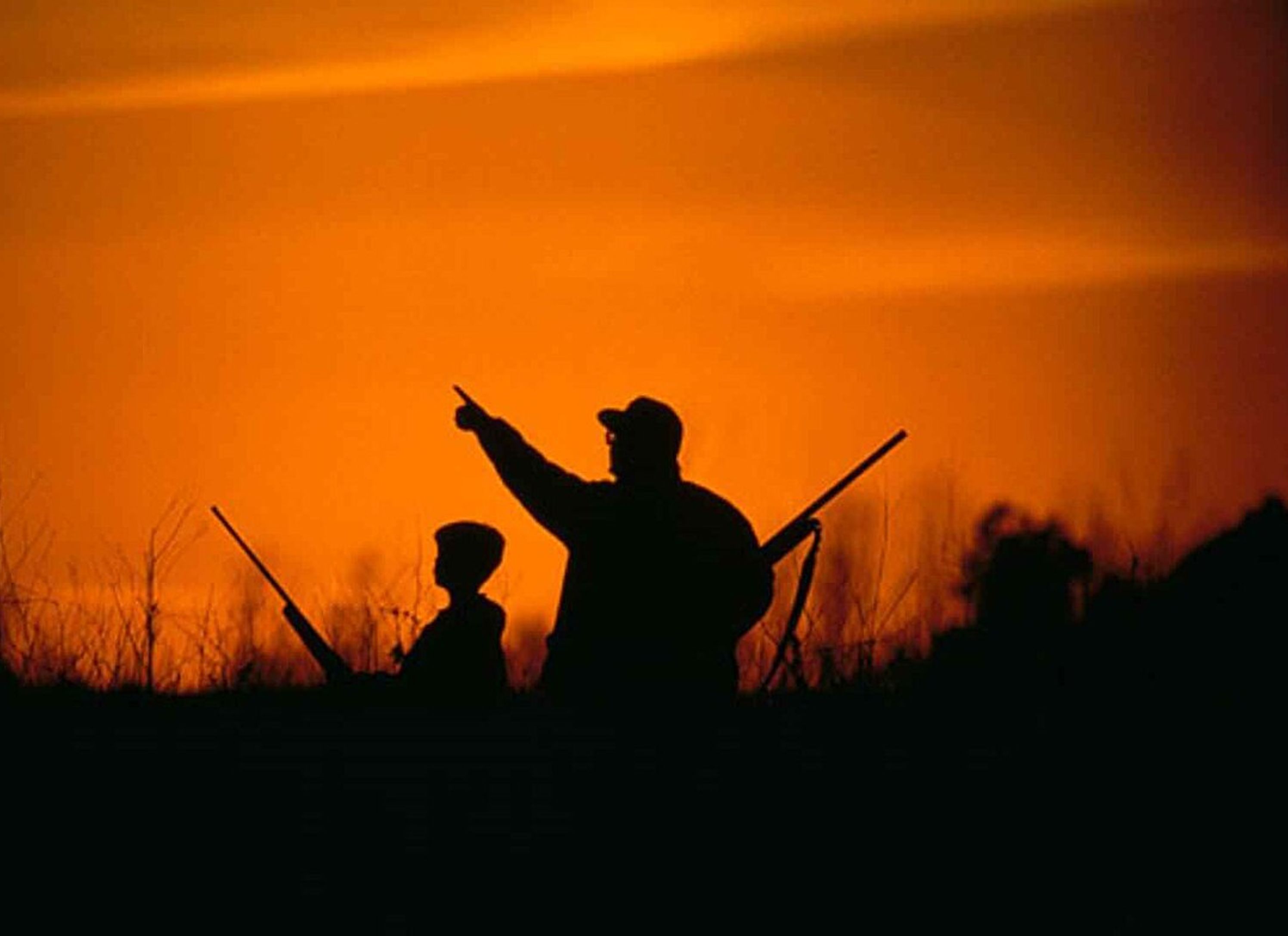 man being a role model for child